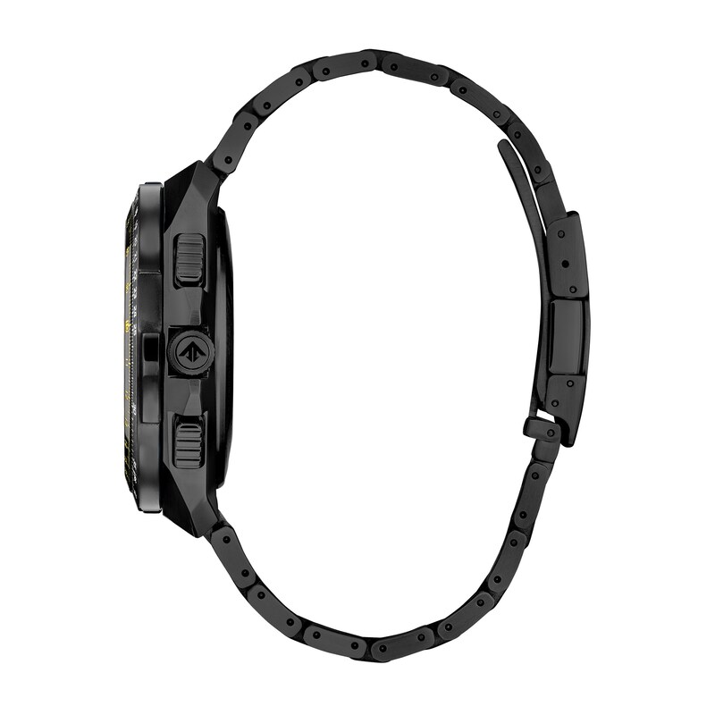Main Image 2 of Men's Citizen Eco-Drive® Promaster Air Skyhawk Black IP Chronograph Watch with Black Dial (Model: JY8127-59E)