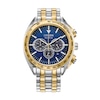 Thumbnail Image 0 of Men's Citizen Eco-Drive® Carson Sport Luxury Two-Tone Chronograph Watch with Blue Dial (Model: CA4544-53L)