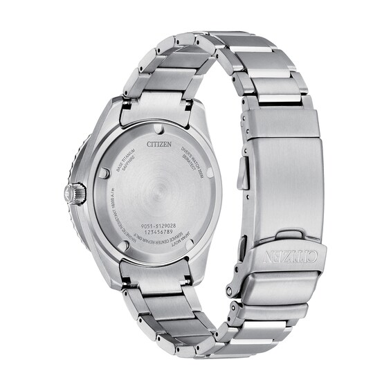 Men's Citizen Automatic Super Titanium™ Watch with Blue Dial (Model: Nb6021-68L)