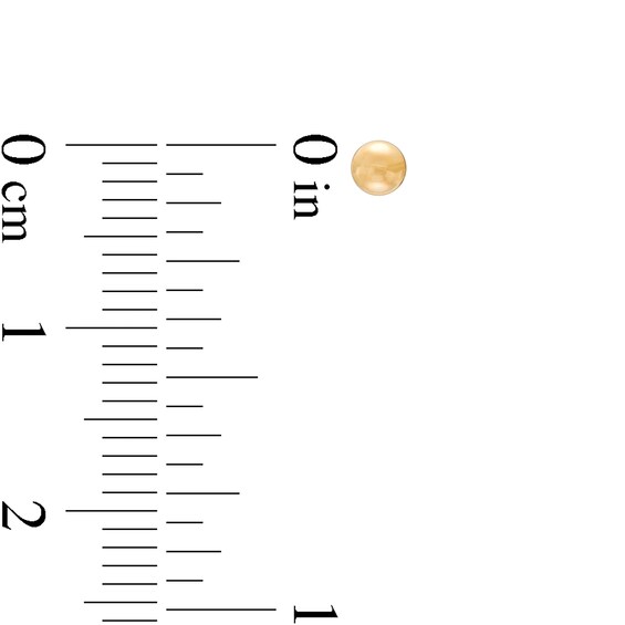 Child's 3.0mm Freshwater Cultured Pearl, Iridescent Cubic Zirconia and Ball Three Pair Stud Earrings Set in 14K Gold