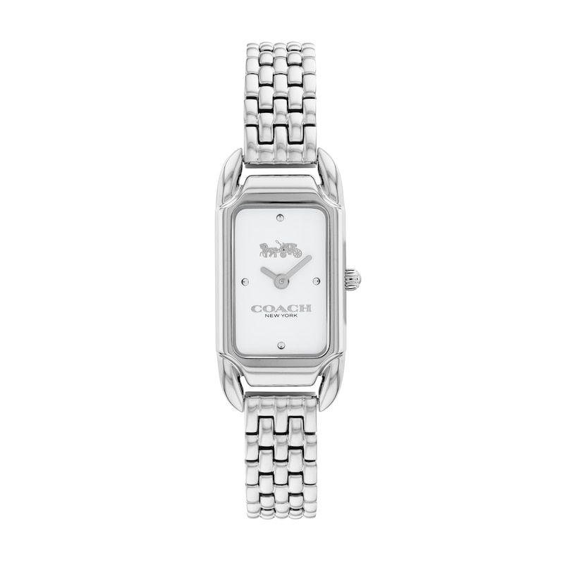 Main Image 1 of Ladies' Coach Cadie Watch with Rectangular White Dial (Model: 14504035)