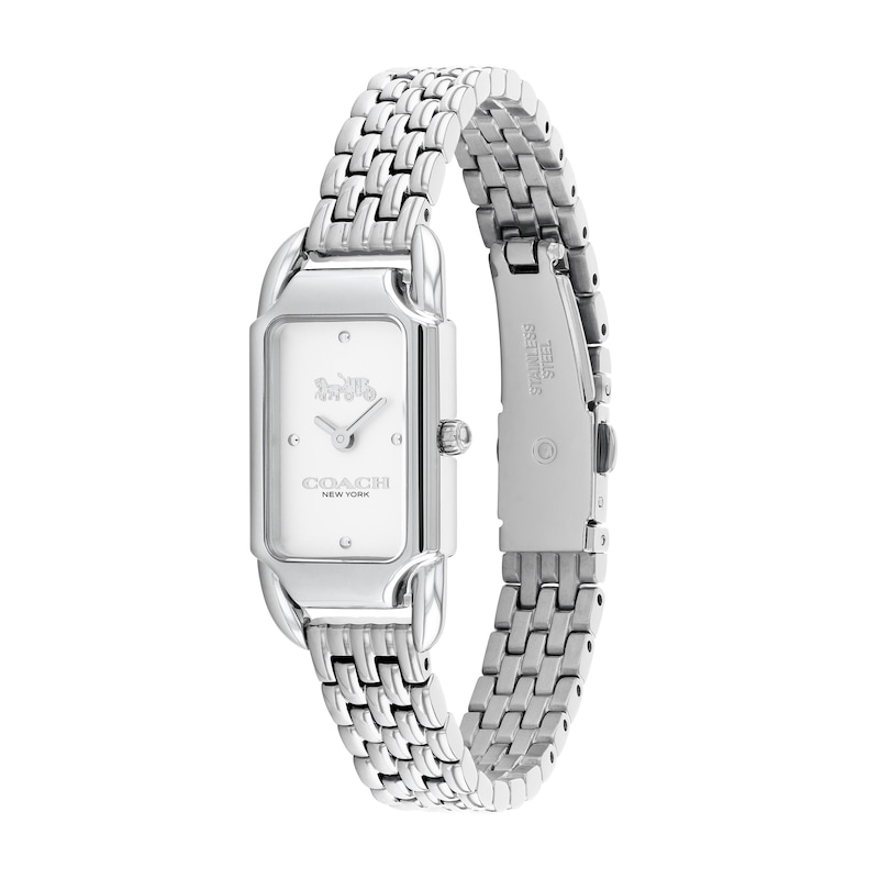 Main Image 2 of Ladies' Coach Cadie Watch with Rectangular White Dial (Model: 14504035)