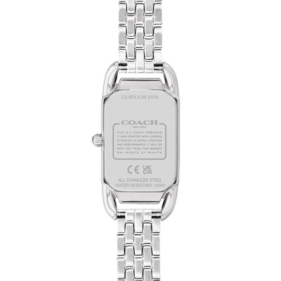 Ladies' Coach Cadie Watch with Rectangular White Dial (Model: 14504035)