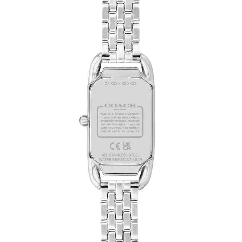 Main Image 3 of Ladies' Coach Cadie Watch with Rectangular White Dial (Model: 14504035)