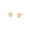 Thumbnail Image 1 of Child's Cubic Zirconia Solitaire Flower Stud Earrings in 14K Gold