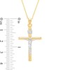 Thumbnail Image 3 of Crucifix Pendant in 14K Gold