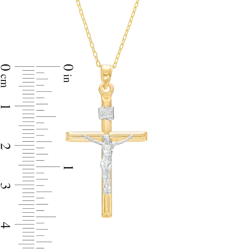Main Image 3 of Crucifix Pendant in 14K Gold