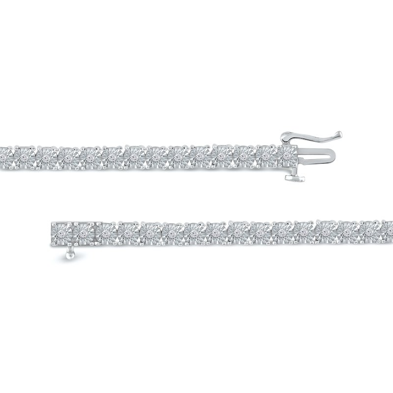 1/2 CT. T.W. Diamond Tennis Bracelet in 14K White Gold - 6.5
