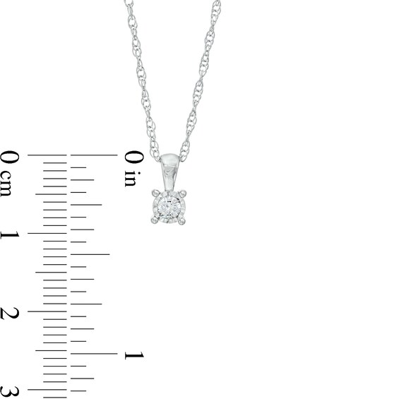 1/3 CT. T.w. Diamond Solitaire Pendant and Stud Earrings Set in Sterling Silver (J/I3)