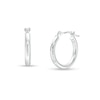 Thumbnail Image 0 of Child's 6.0mm Tube Hoop Earrings in 14K White Gold