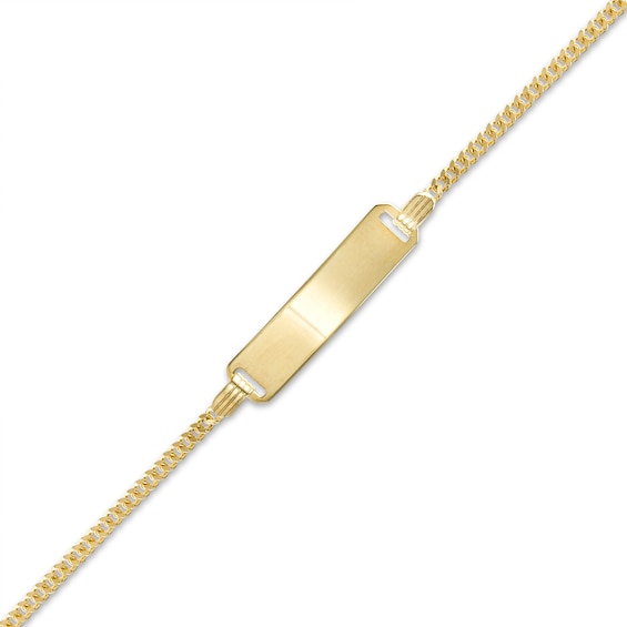 Letter S Bracelet in 14K White Gold, Small (6.5 + 0.5 Extender)