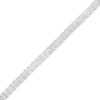 Thumbnail Image 1 of 1 CT. T.W. Diamond Alternating "XO" Line Bracelet in 10K White Gold – 7.25"