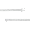 Thumbnail Image 3 of 1 CT. T.W. Diamond Alternating "XO" Line Bracelet in 10K White Gold – 7.25"