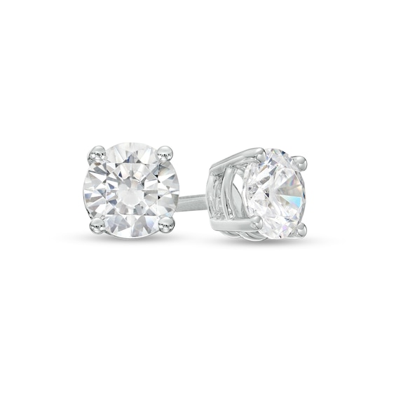 1-1/4 CT. T.w. Certified Lab-Grown Diamond Solitaire Stud Earrings in 14K White Gold (I/Si2)