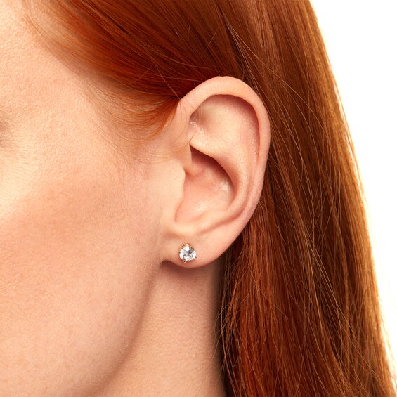 1-1/4 CT. T.w. Certified Lab-Grown Diamond Solitaire Stud Earrings in 14K Gold (I/Si2)