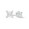 Thumbnail Image 0 of 1/3 CT. T.W. Certified Princess-Cut Lab-Created Diamond Solitaire Stud Earrings in 10K White Gold (I/SI2)