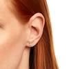 Thumbnail Image 2 of 1/3 CT. T.W. Certified Princess-Cut Lab-Grown Diamond Solitaire Stud Earrings in 10K White Gold (I/SI2)