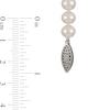 Thumbnail Image 2 of 7.0-7.5mm Freshwater Cultured Pearl Strand Necklace with Sterling Silver Filigree Clasp-30"