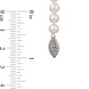 Thumbnail Image 2 of 6.0-6.5mm Freshwater Cultured Pearl Strand Necklace with Sterling Silver Filigree Clasp-23"