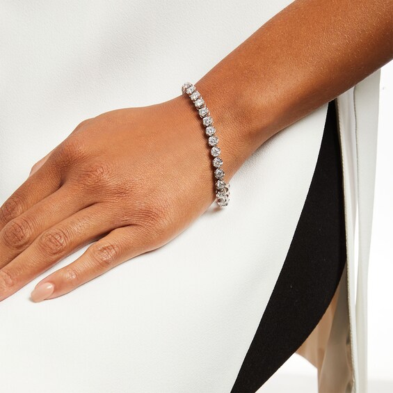 8 CT. T.w. Certified Lab-Grown Diamond Tennis Bracelet in 10K White Gold (I/I1) â 7.25"