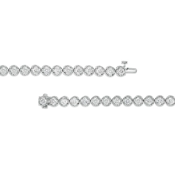8 CT. T.w. Certified Lab-Grown Diamond Tennis Bracelet in 10K White Gold (I/I1) â 7.25"