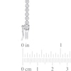 Thumbnail Image 4 of 1/2 CT. T.W. Diamond Graduated Tennis Necklace in Sterling Silver – 17"