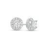 Thumbnail Image 1 of 3/4 CT. T.W. Diamond Frame Tornado Stud Earrings in 10K White Gold