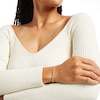 Thumbnail Image 2 of 1 CT. T.W. Diamond Alternating Marquise-Shaped Line Bracelet in 10K White Gold – 7.25"