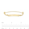 Thumbnail Image 3 of Diamond-Cut "Faith" Bar Bolo Bracelet in 10K Gold – 9"