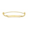Thumbnail Image 1 of Diamond-Cut "Love" Bar Bolo Bracelet in 10K Gold – 9"