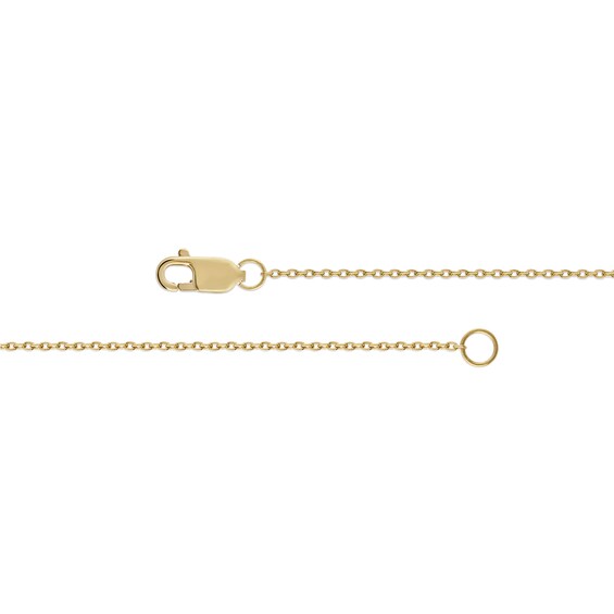 1/8 CT. T.w. Diamond Sideways Cross Bracelet in 10K Gold - 7.25"