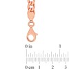 Thumbnail Image 3 of Oval Opal Five Stone Bracelet in Sterling Silver with 18K Rose Gold Plate - 7.25"
