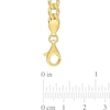 Thumbnail Image 3 of Octagonal Lab-Created Emerald Five Stone Bracelet in Sterling Silver with 18K Gold Plate - 7.25"