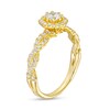 Thumbnail Image 3 of 3/4 CT. T.W. Diamond Frame Twist Shank Engagement Ring in 14K Gold (I/I2)