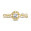 Thumbnail Image 4 of 3/4 CT. T.W. Diamond Frame Twist Shank Engagement Ring in 14K Gold (I/I2)