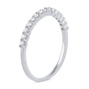 Thumbnail Image 2 of 1/4 CT. T.W. Diamond Scallop Edge Stackable Band in 10K White Gold