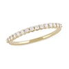 Thumbnail Image 1 of 1/4 CT. T.W. Diamond Scallop Edge Stackable Band in 10K Gold