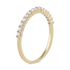 Thumbnail Image 2 of 1/4 CT. T.W. Diamond Scallop Edge Stackable Band in 10K Gold