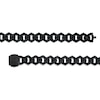 Thumbnail Image 3 of 1/2 CT. T.W. Square-Shaped Black Multi-Diamond Bracelet in Stainless Steel with Black Ion Plate – 8.75"