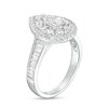 Thumbnail Image 3 of 1-3/4 CT. T.W. Pear-Shaped Diamond Double Frame Engagement Ring in 14K White Gold (I/SI2)