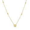 Thumbnail Image 1 of 1/3 CT. T.W. Multi-Diamond Station Necklace in 10K Gold