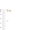 Thumbnail Image 3 of Child's Cross and Heart Stud Earrings Set in 14K Gold