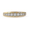 Thumbnail Image 3 of 1/6 CT. T.W. Diamond Single Row Nine Stone Ring in 10K Gold
