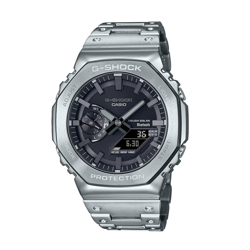 Main Image 1 of Men's Casio G-Shock Classic Solar Powered Watch with Black Dial (Model: GMB2100D-1A)