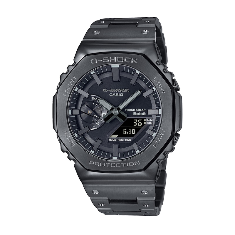 Main Image 1 of Men's Casio G-Shock Classic Solar Powered Black Watch (Model: GMB2100BD-1A)