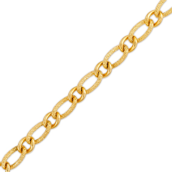 Oro Diamanteâ¢ 2.0mm Diamond-Cut Link Chain Bracelet in Hollow 14K Gold â 7.25"