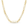 Thumbnail Image 0 of Oro Diamante™ 5.0mm Diamond-Cut Paper Clip and Rolo Alternating Chain Necklace in Hollow 14K Gold