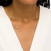 Thumbnail Image 1 of Oro Diamante™ Diamond-Cut Circle Station Necklace in 14K Gold