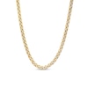 Thumbnail Image 1 of Oro Diamante™ Diamond-Cut 3.5mm Wheat Chain Necklace in Hollow 14K Two-Tone Gold