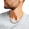 Thumbnail Image 3 of Oro Diamante™ Diamond-Cut 7.8mm Cuban Curb Chain Necklace in Hollow 14K Two-Tone Gold – 20"